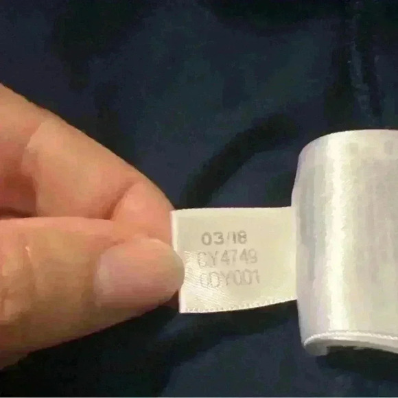 Adidas Originals 3 Stripe Bodycon Stretch Tee Shirt Dress Navy Size Small - Picture 9 of 11